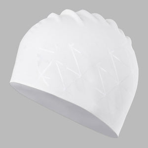 3D Elastic Professional Silica Gel Swimming Cap Waterproof Ear Protection Adult Men Women Long Hair Swim Hat Cover Ear Bone Pool - ArtificialBeast