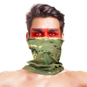 Cycling Bandana buffe Summer New Camouflage Running Scarf Camo Tactical Face Mask Riding Hiking Wristband Headband Tube Kerchief - ArtificialBeast