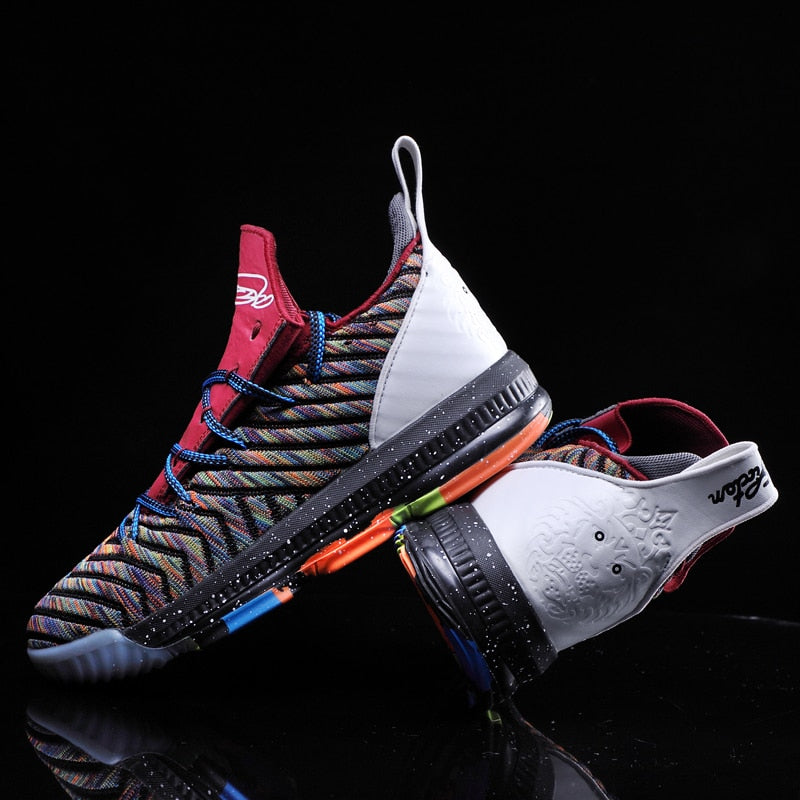 2019 New Basketball Shoes Lebron Shoes for Men Women High-Top Breathable Nonslip Basketball Sneakers Shockproof Mens Sport Shoes - ArtificialBeast