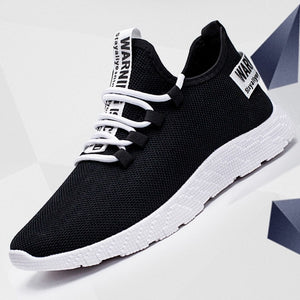 Men Sneakers 2019 New Breathable Lace Up Men Mesh Shoes Fashion Casual No-slip Men Vulcanize Shoes  Tenis Masculino - ArtificialBeast