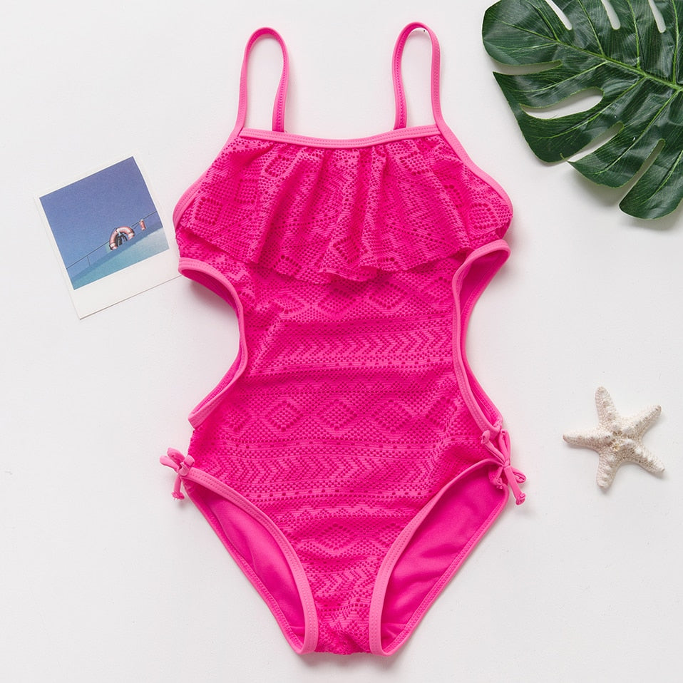2019 Girls Swimwear One Piece Children Swimsuits Pineapple Girls Swimming Suits 2019 Summer Bathing Suits Beachwear G1-K517 - ArtificialBeast