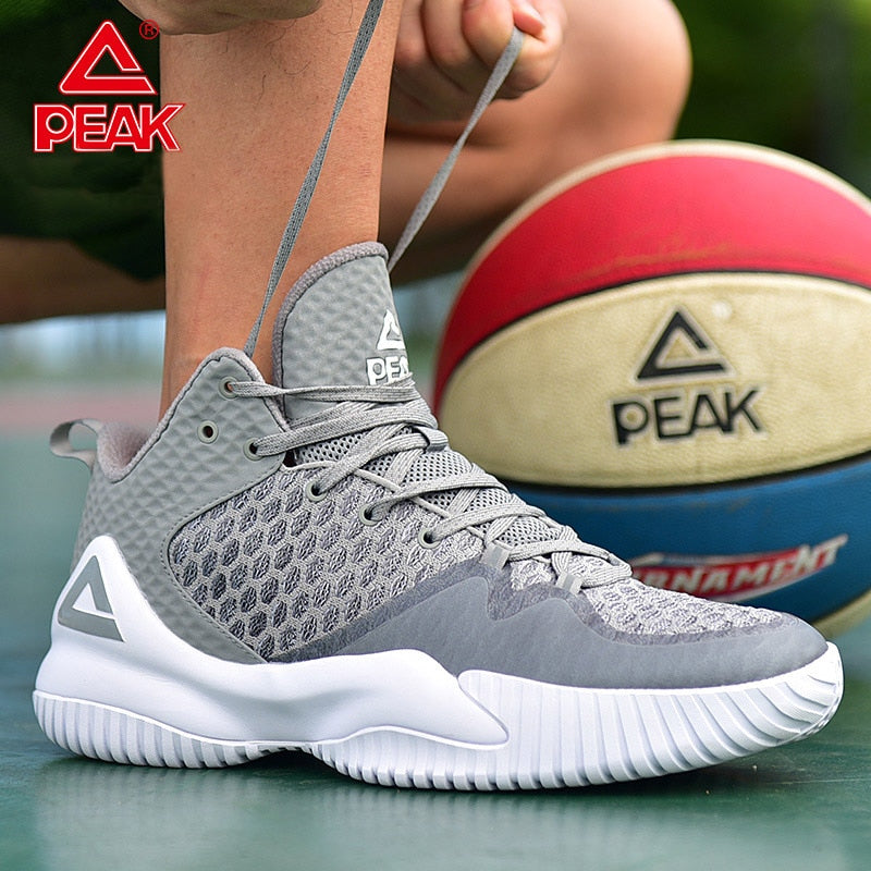 PEAK Men Streetball Master Basketball Shoes Breathable Anti-slip Wearable Basketball Sneakers Rebound Gym Outdoor Sports Shoes - ArtificialBeast