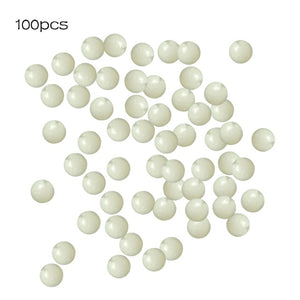 Hot Sale 100pc/bag Fishing Floats Beads Luminous Light Glowing Balls For Night Fishing Plastic Bass Bait Fishing Lure - ArtificialBeast