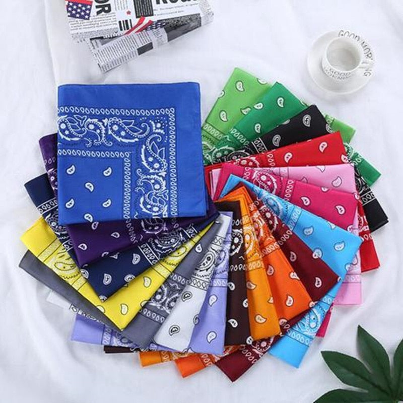 21color Women Men Outdoor Sports Bandana Scarf Headwear Face Mask Riding Camping Cycling Headscarf Tube Wristband Headband Cool - ArtificialBeast