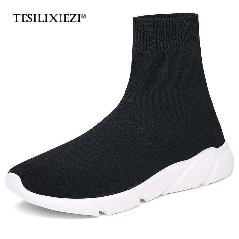 Running Shoes For Men Women Breathable Sneakers Women Men Knit Upper Sport Shoes Sock Boots Woman Chunky Shoes High Top - ArtificialBeast