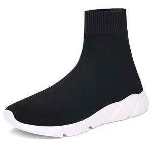 Running Shoes For Men Women Breathable Sneakers Women Men Knit Upper Sport Shoes Sock Boots Woman Chunky Shoes High Top - ArtificialBeast