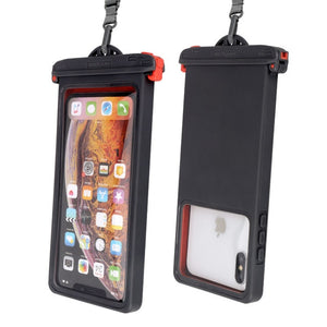 Queshark Anti-falling Waterproof Mobile phone bag Swimming Phone Case Holder Underwater Seal Snowproof Touch Bag Below 6.9inch - ArtificialBeast