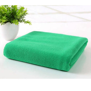 Pure Color Natural Microfiber Towel 70x140cm Absorbent Fiber Family Bath Washer Beach Swimming Towels - ArtificialBeast