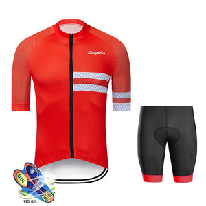 Raphaing Pro Team Cycling Jersey 2019 men Cycling Set Short Sleeve Breathable Maillot Ropa Ciclismo summer Cycling Clothing - ArtificialBeast