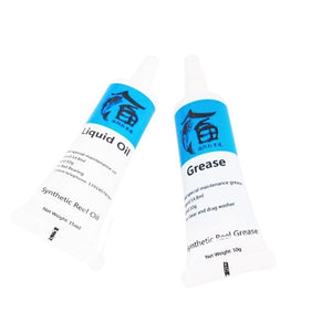 Maintenance Grease Metal Fluted Disc Lubricating Oil Grease Set of 2 Fishing Reel Bearing Special Lubricant ryobi - ArtificialBeast