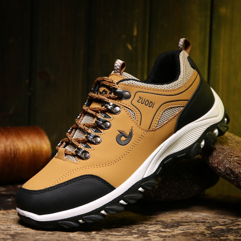 Shoes Men Climbing Shoes Hiking Shoes Walking Shoes Outdoor Casual Sport Shoes Wear-resisting Trekking Sneakers Men Hunting - ArtificialBeast