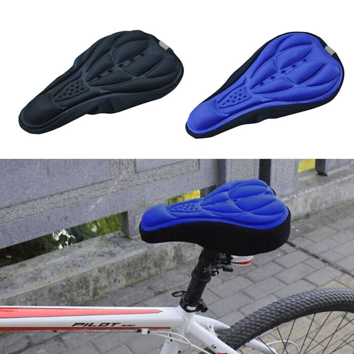 Bicycle Saddle 3D Soft Bike Seat Cover Comfortable Foam Seat Cushion Cycling Saddle for Bicycle Bike Accessories - ArtificialBeast