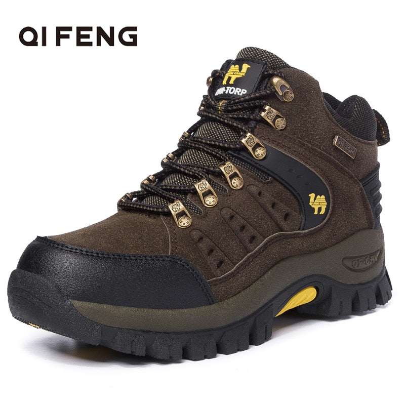 2019 Couples Outdoor Mountain Desert Climbing shoes. Men Women Ankle Hiking Boots, Plus Size Fashion Classic Trekking Footwear - ArtificialBeast