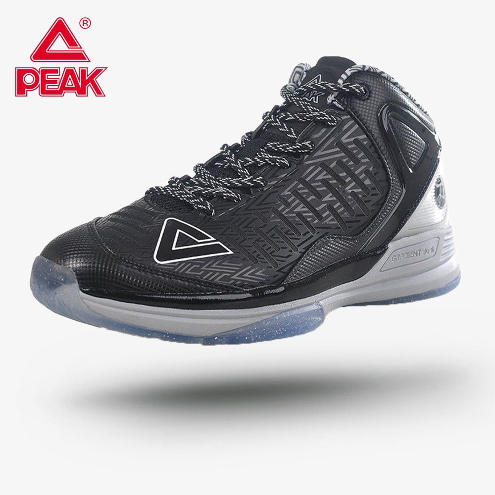 PEAK TONY PARKER TP9-II Men's Basketball Shoes Playoff Medium Cut Non-slip Outsole Professional Court Basketball Sneakers - ArtificialBeast