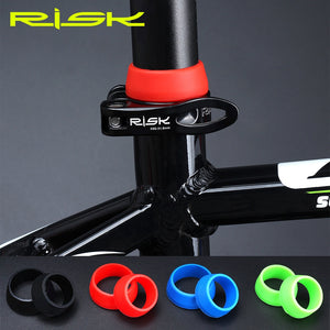 1Pc Bicycle Seat Post Rubber Ring Dust Cover Cycling Silicone Waterproof Mountain Bike Seatpost Protective - ArtificialBeast