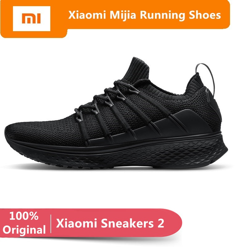 Original Xiaomi Mijia Sneakers 2 Men's Sports outdoor Shoes Mi smart sneaker Elastic Knitting Breathable Vamp Running Shoes - ArtificialBeast