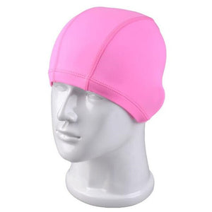 Adult Women&men Five-line Swimming Caps,Protect Ears Long Hair Sports Swim Pool Hat,Teen Boys&Girls Elastic Lycra Swim Cap - ArtificialBeast