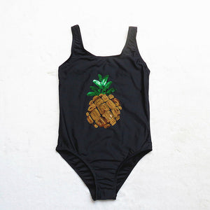 2019 Girls Swimwear One Piece Children Swimsuits Pineapple Girls Swimming Suits 2019 Summer Bathing Suits Beachwear G1-K517 - ArtificialBeast