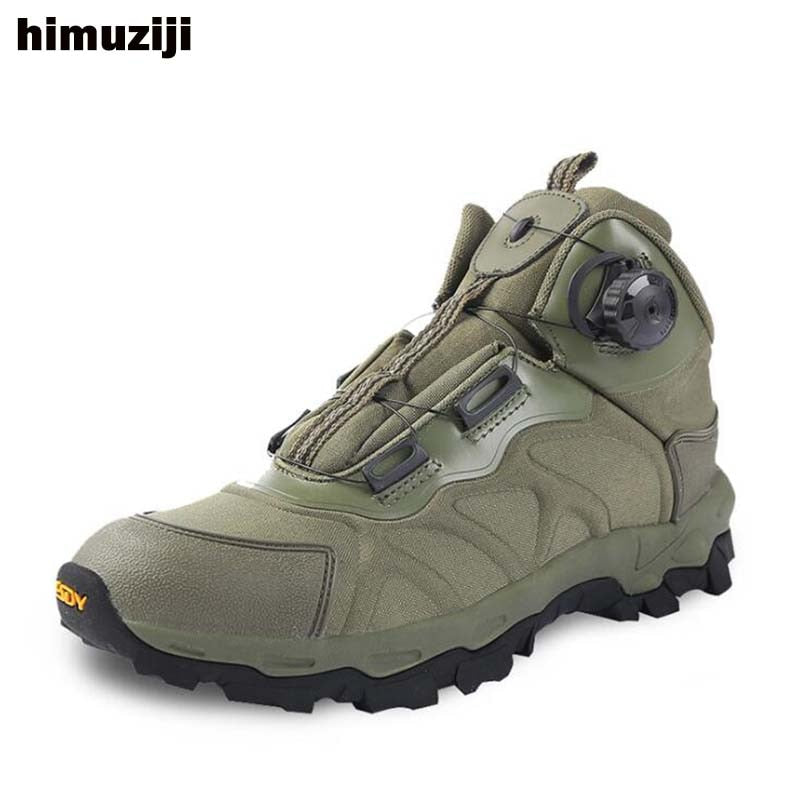 Brand Tactical Military Combat Boots Outdoor Quick Reaction BOA Breathable Men Shoes Army Ankle Boots Safety Climbing Shoes - ArtificialBeast