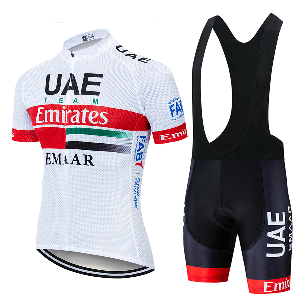 2019 Team UAE Cycling Jerseys Bike Wear clothes Quick-Dry bib gel Sets Clothing Ropa Ciclismo uniformes Maillot Sport Wear - ArtificialBeast